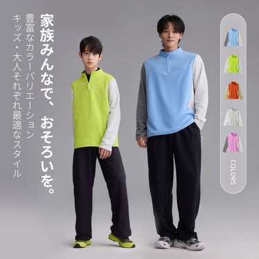 NOC-Cloud バイカラーフリースプルオーパー 防寒・透湿