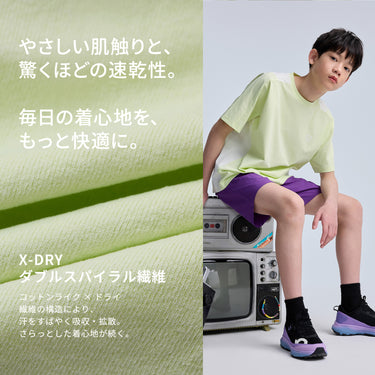 NOC-Dry コットンライク速乾Tシャツ 吸湿 速乾