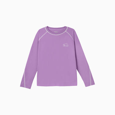 NOC-DRY ラグランロングTシャツ 吸湿 速乾(パープル)