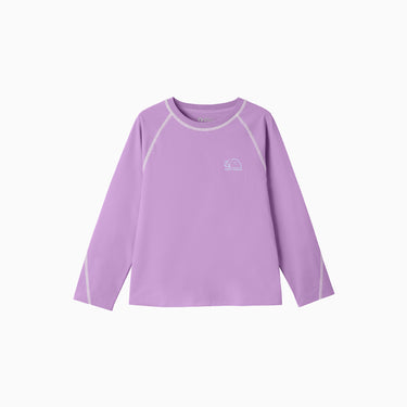 NOC-DRY ラグランロングTシャツ 吸湿 速乾(パープル)
