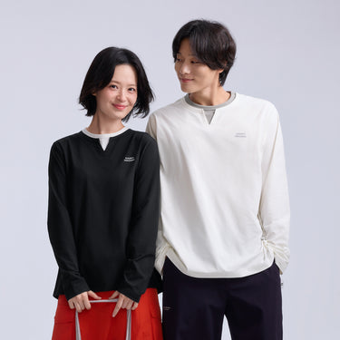 NOC-Dry コットンライクレイヤードロングTシャツ 速乾