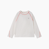 NOC-Dry コットンライクラグランスリーブTシャツ 吸湿 速乾(ホワイト)