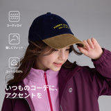 コーデュロイキャップ