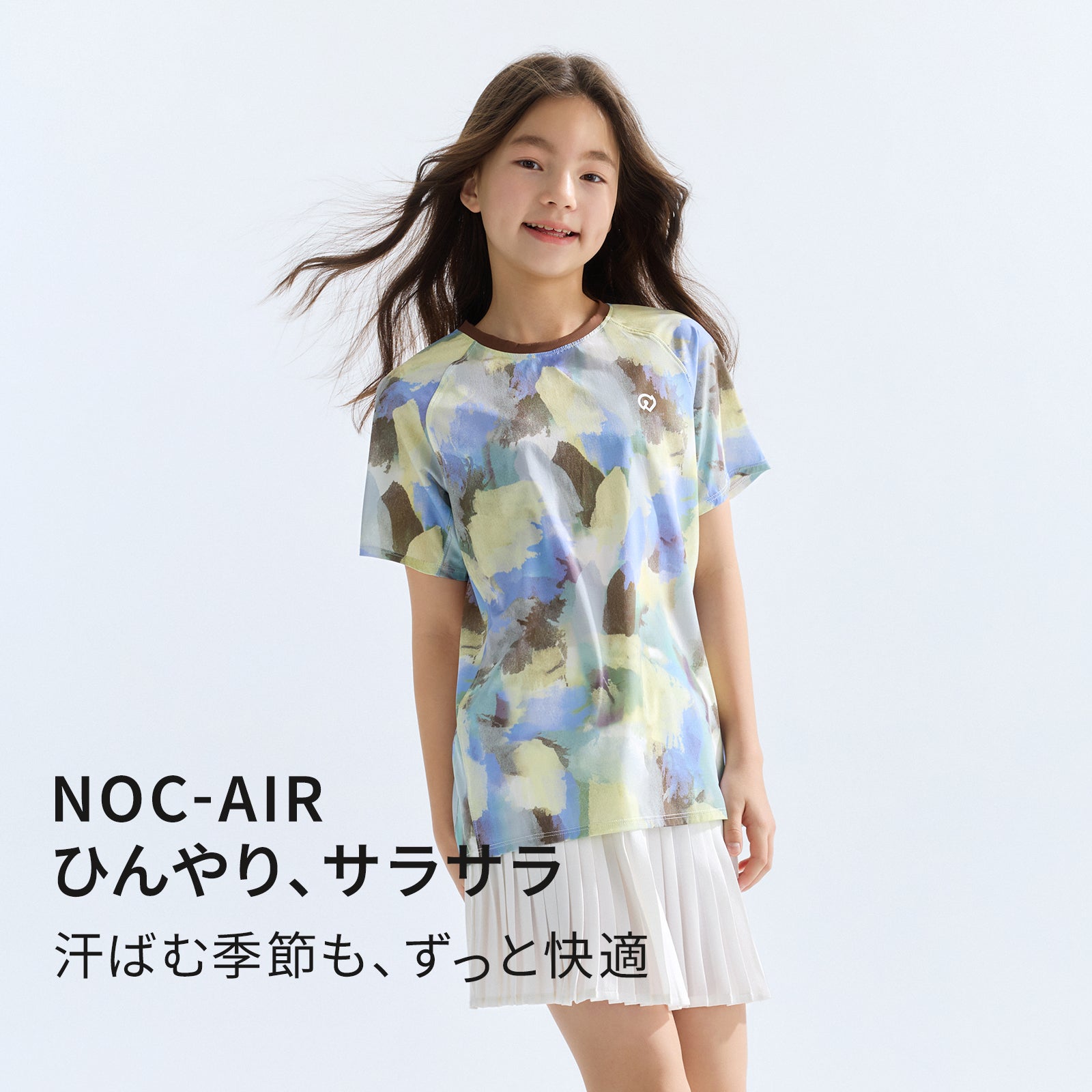 NOC-AIR グラデーションTシャツ 冷感 高通気