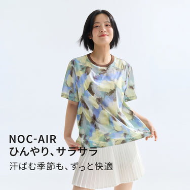 NOC-AIR グラデーションTシャツ 冷感 高通気