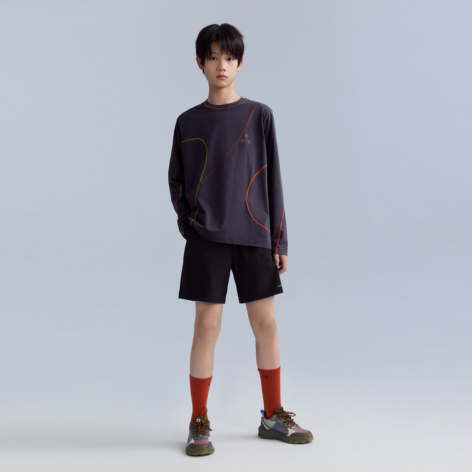 NOC-DRY ステッチロングTシャツ 吸湿 速乾