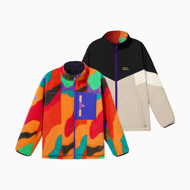 NOC-CLOUD リバーシブルフリースジャケット