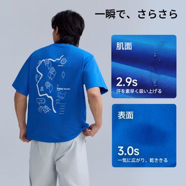 NOC-DRY 半袖グラフィックTシャツ  吸湿 速乾