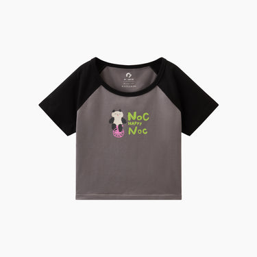 NOC-Breath プリントコットンTシャツ 伸縮 通気性