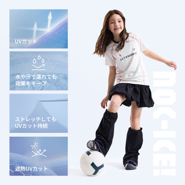 NOC-ICE Tネック半袖Tシャツ 冷感 UVカット