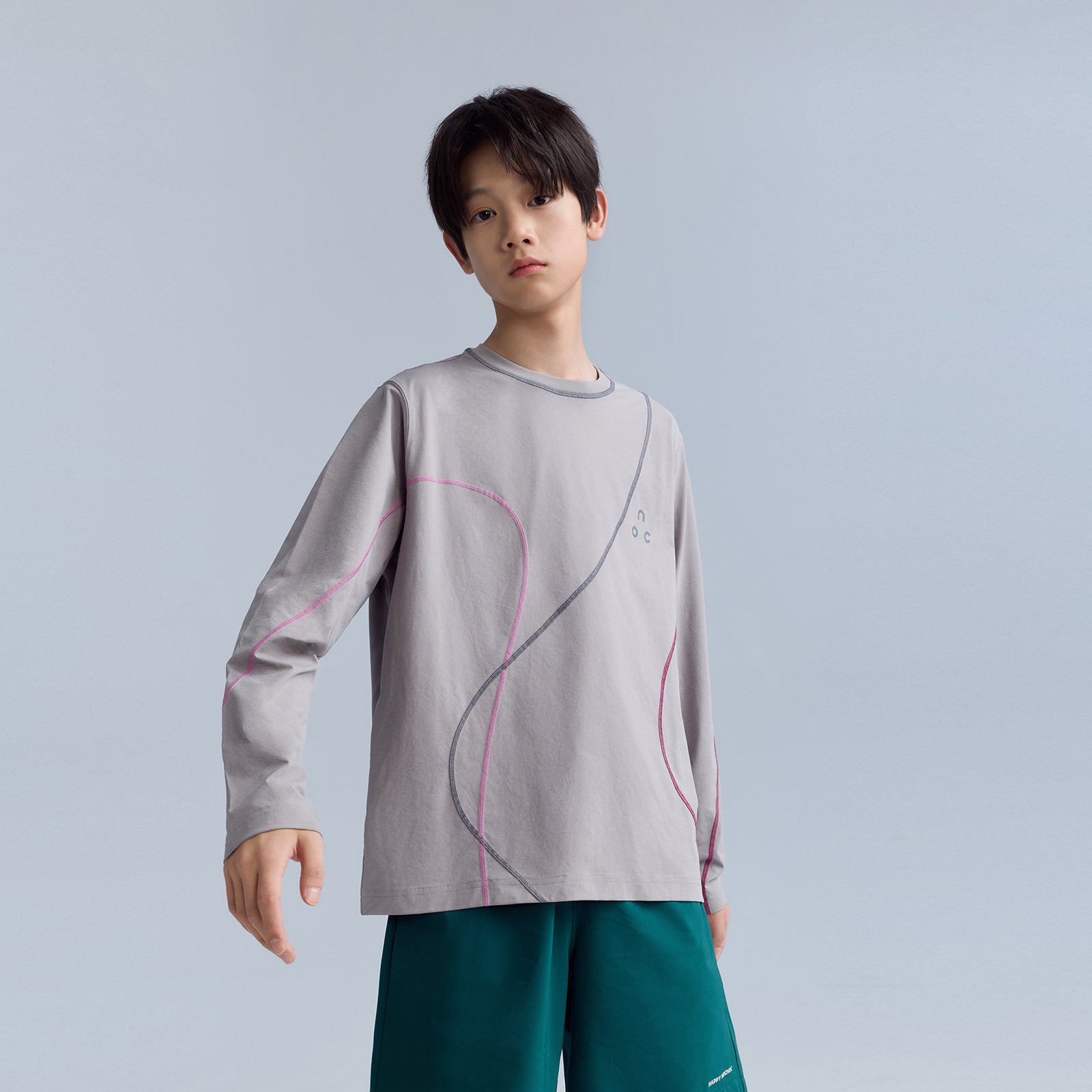 NOC-DRY ステッチロングTシャツ 吸湿 速乾