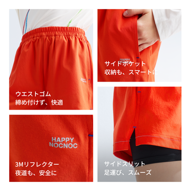 NOC-SPORT レイヤードショートパンツ