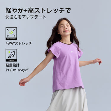 NOC-DRY フレンチスリーブTシャツ 吸湿 速乾