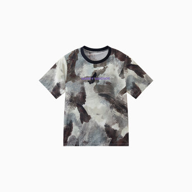 NOC-AIR グラデーションTシャツ 冷感 高通気（ストーングレー）