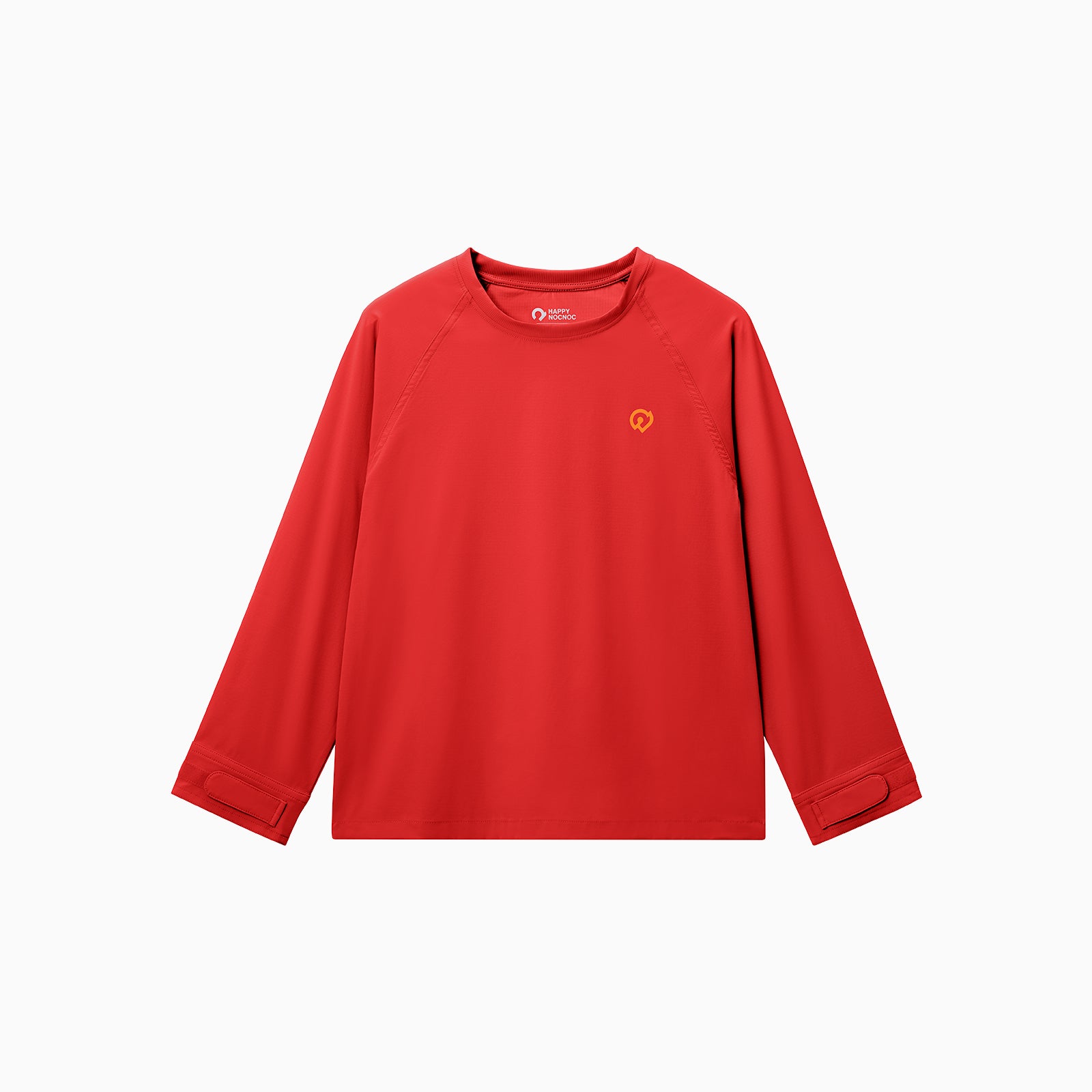NOC-AIR ロングTシャツ 冷感 UVカット（レッドオレンジ）