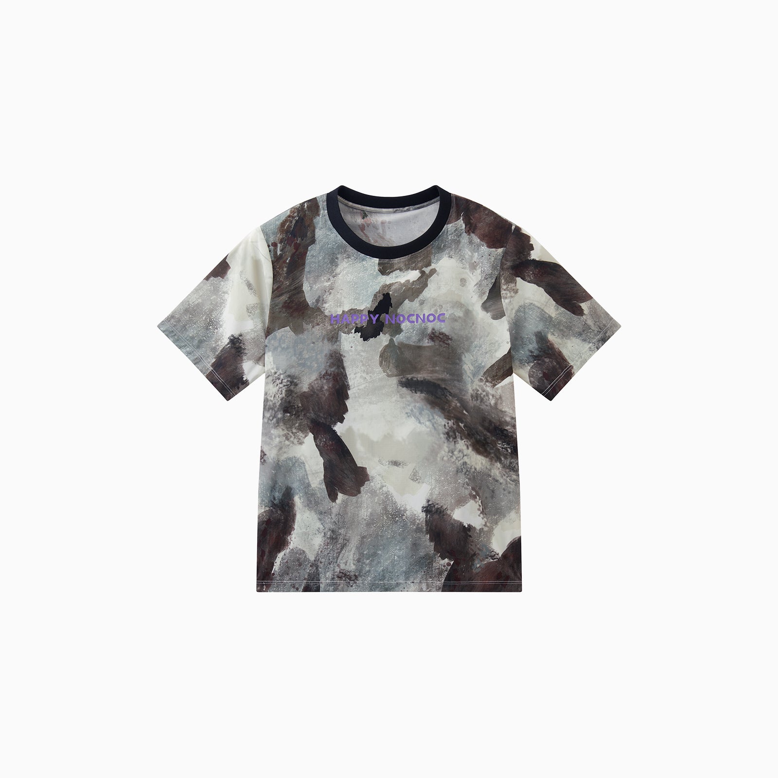 NOC-AIR グラデーションTシャツ 冷感 高通気（ストーングレー）