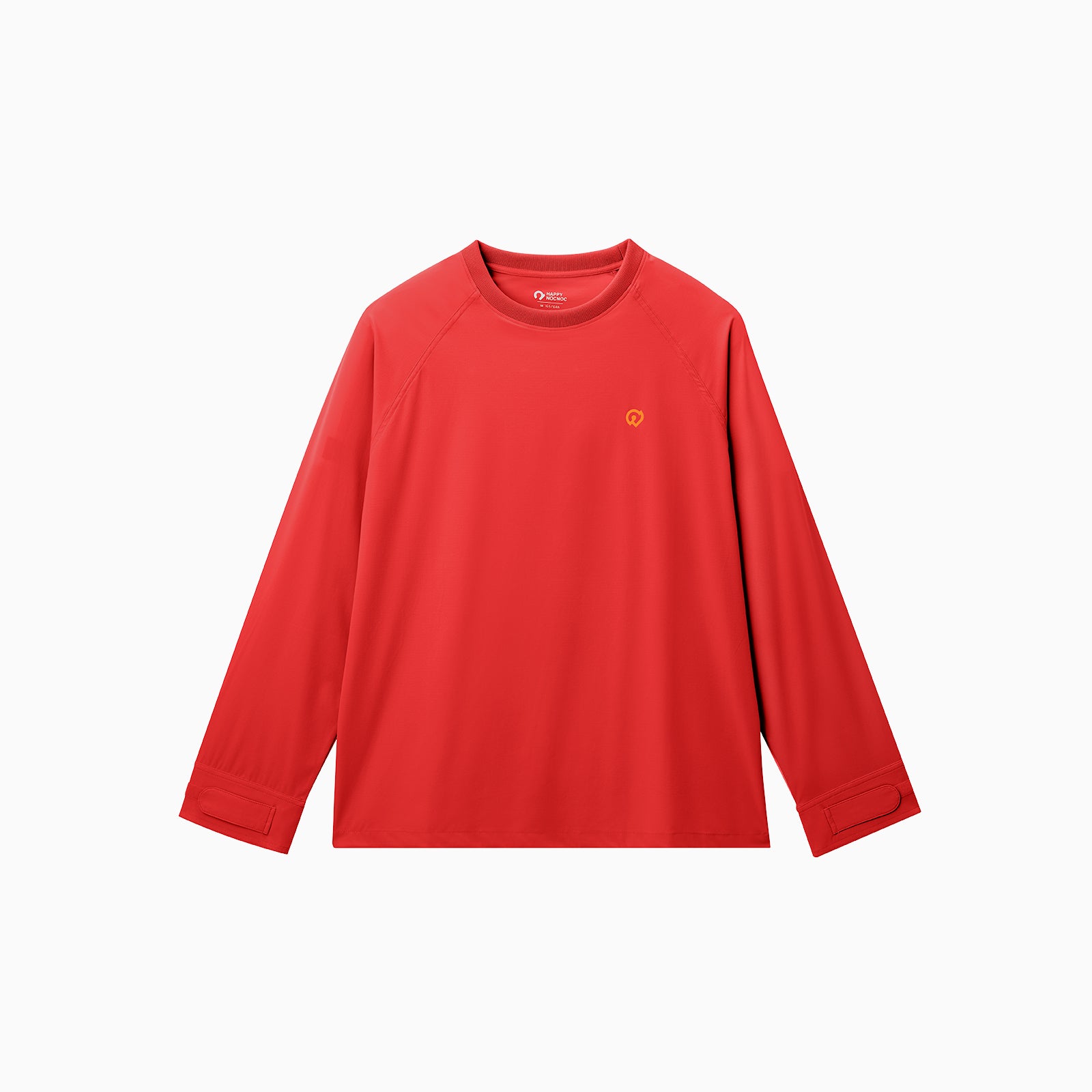 NOC-AIR ロングTシャツ 冷感 UVカット（レッドオレンジ）