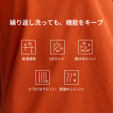 NOC-DRY フレンチスリーブTシャツ 吸湿 速乾