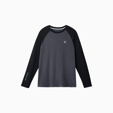 NOC-SOFT バイカラー ラグランスリーブ プルオーバー